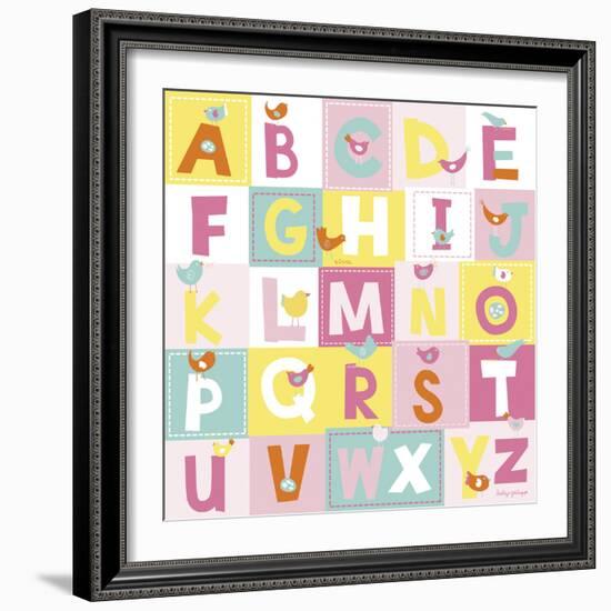 Birdie Alphabet-Lesley Grainger-Framed Giclee Print