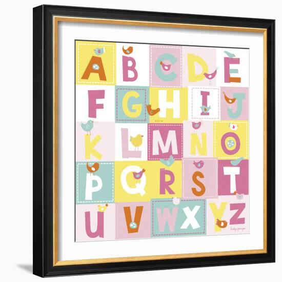 Birdie Alphabet-Lesley Grainger-Framed Giclee Print