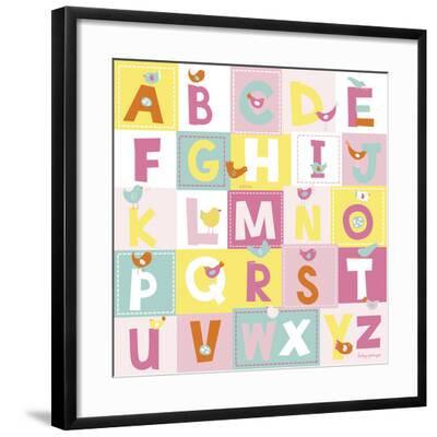 Birdie Alphabet Art Print Lesley Grainger Art Com