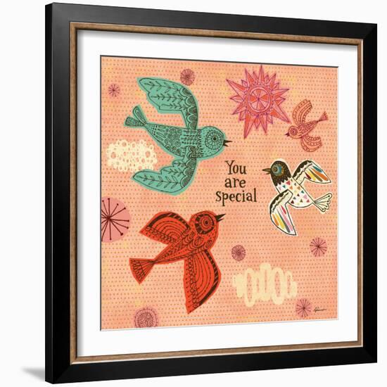 Birdie Bliss 1-Richard Faust-Framed Art Print