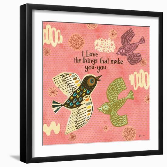 Birdie Bliss 2-Richard Faust-Framed Art Print