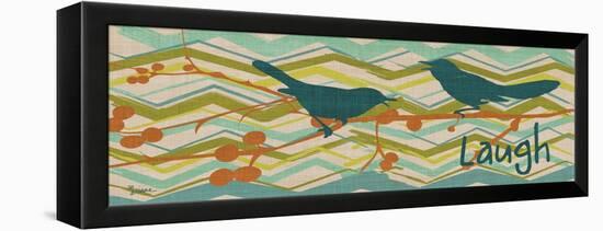 Birdie Laugh-Diane Stimson-Framed Stretched Canvas