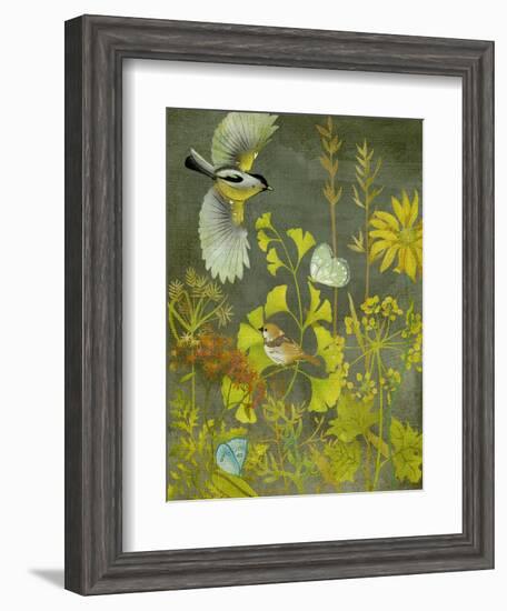 Birding II-Chariklia Zarris-Framed Art Print