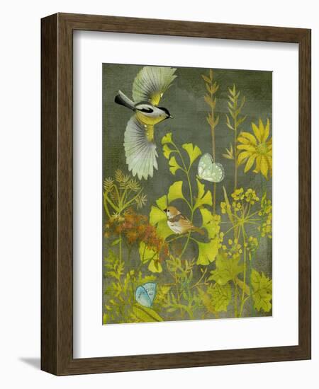 Birding II-Chariklia Zarris-Framed Art Print