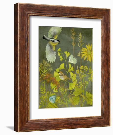 Birding II-Chariklia Zarris-Framed Art Print