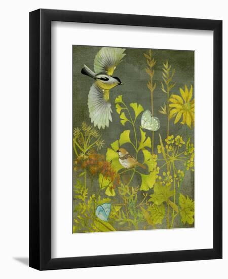 Birding II-Chariklia Zarris-Framed Art Print