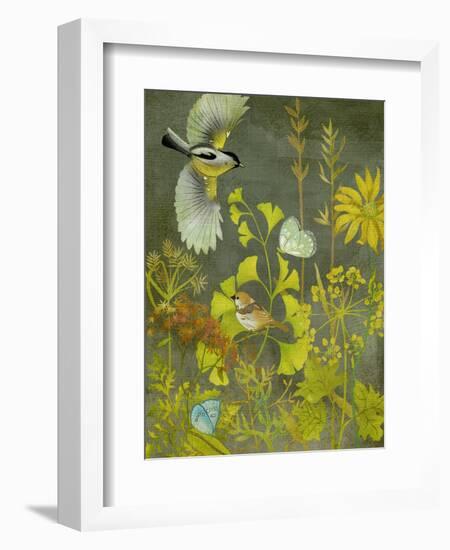 Birding II-Chariklia Zarris-Framed Art Print