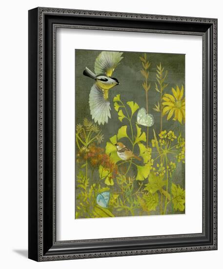 Birding II-Chariklia Zarris-Framed Art Print