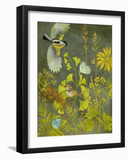 Birding II-Chariklia Zarris-Framed Art Print