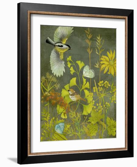 Birding II-Chariklia Zarris-Framed Art Print