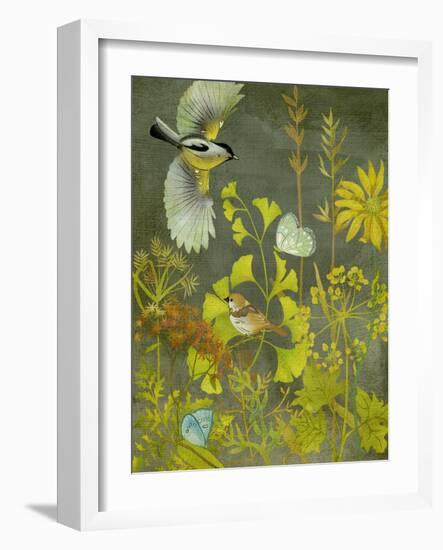 Birding II-Chariklia Zarris-Framed Art Print