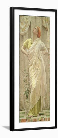 Birds (Also known as Canaries) (Oil on Canvas)-Albert Joseph Moore-Framed Giclee Print