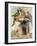 Birds and an Ambushing Cat, from Pompeii, 1st Century Ad-null-Framed Giclee Print