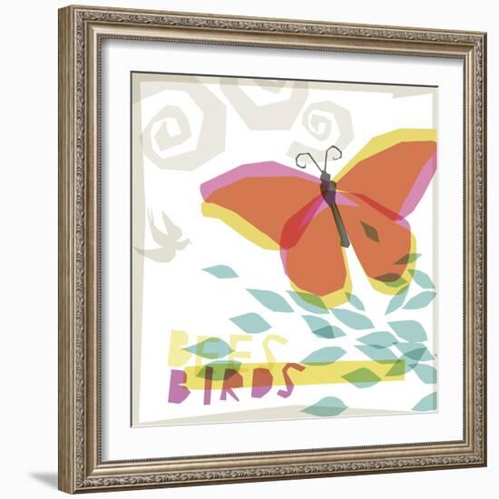 Birds and Bees II-Ken Hurd-Framed Giclee Print