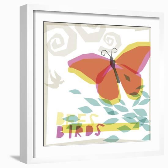 Birds and Bees II-Ken Hurd-Framed Giclee Print