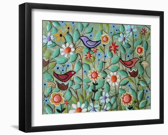 Birds and Blooms-Karla Gerard-Framed Giclee Print