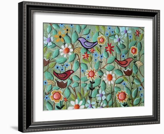 Birds and Blooms-Karla Gerard-Framed Giclee Print