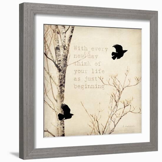 Birds and Branches I-Amy Melious-Framed Art Print