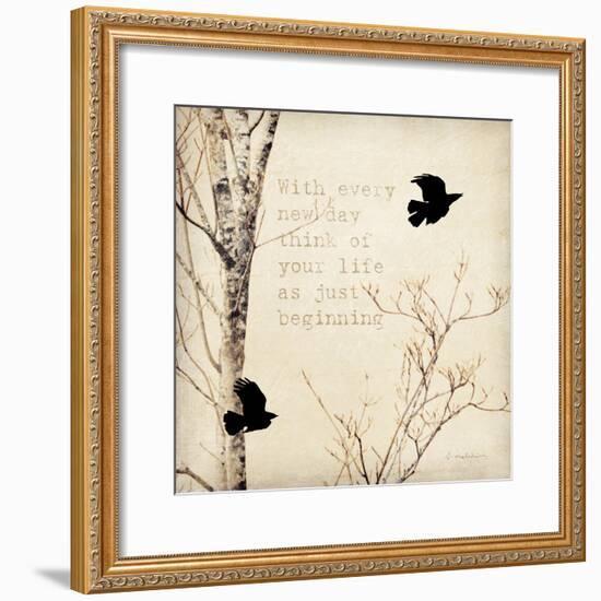 Birds and Branches I-Amy Melious-Framed Art Print