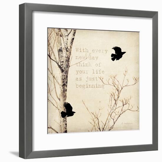 Birds and Branches I-Amy Melious-Framed Art Print