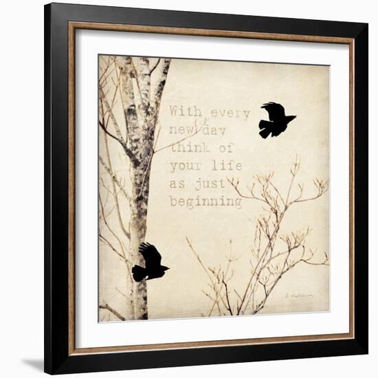 Birds and Branches I-Amy Melious-Framed Art Print