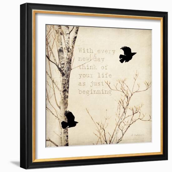 Birds and Branches I-Amy Melious-Framed Art Print