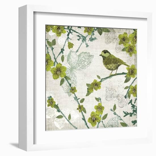 Birds and Butterflies II-Tandi Venter-Framed Art Print