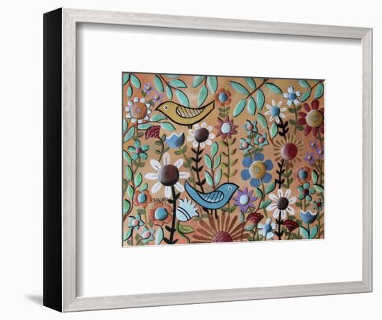 Birds and Flowers 1-Karla Gerard-Framed Giclee Print