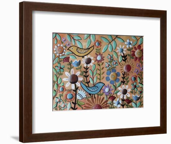 Birds and Flowers 1-Karla Gerard-Framed Giclee Print