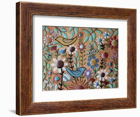 Birds and Flowers 1-Karla Gerard-Framed Giclee Print