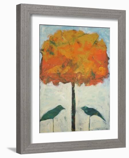 Birds and Maple-Tim Nyberg-Framed Giclee Print