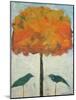 Birds and Maple-Tim Nyberg-Mounted Giclee Print