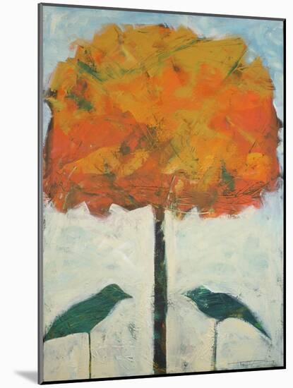 Birds and Maple-Tim Nyberg-Mounted Giclee Print