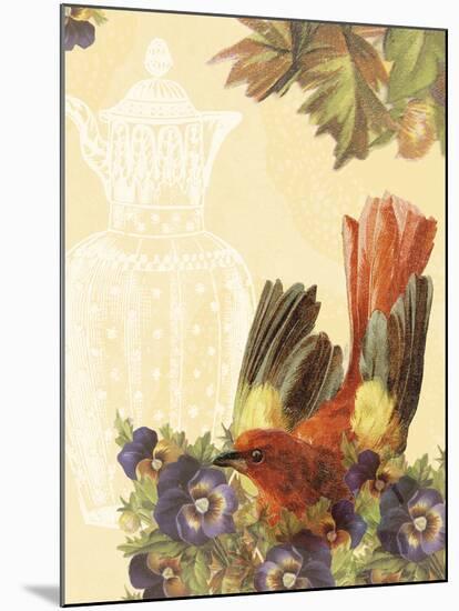Birds and Ornaments II-Clara Wells-Mounted Giclee Print