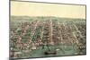 Birds Eye View of Alexandria, Va., USA, America-null-Mounted Giclee Print