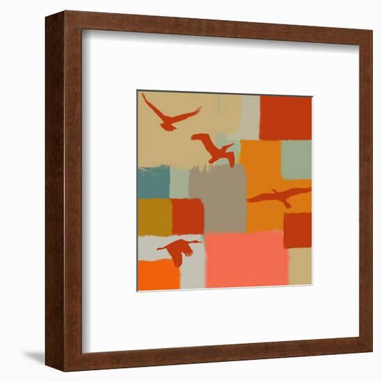 Birds I-Yashna-Framed Art Print