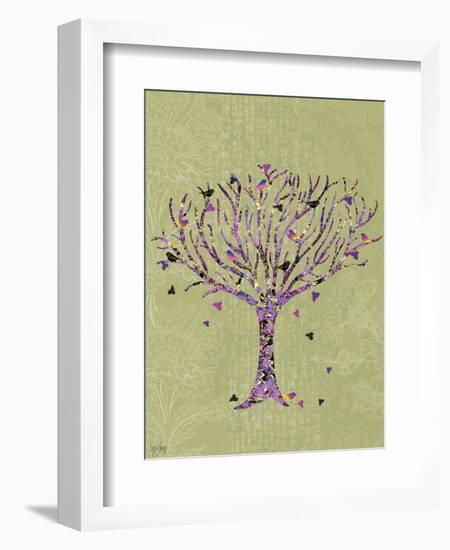 Birds in a Tree-Bee Sturgis-Framed Art Print