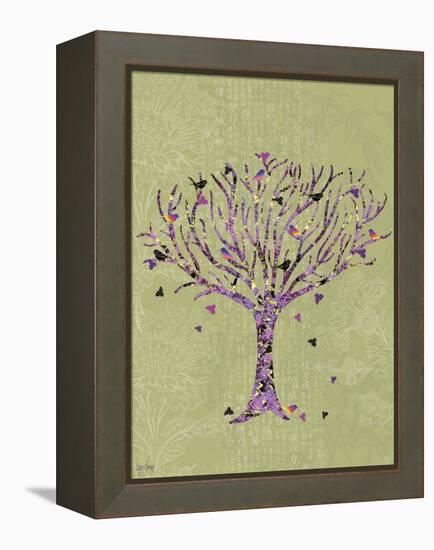 Birds in a Tree-Bee Sturgis-Framed Stretched Canvas