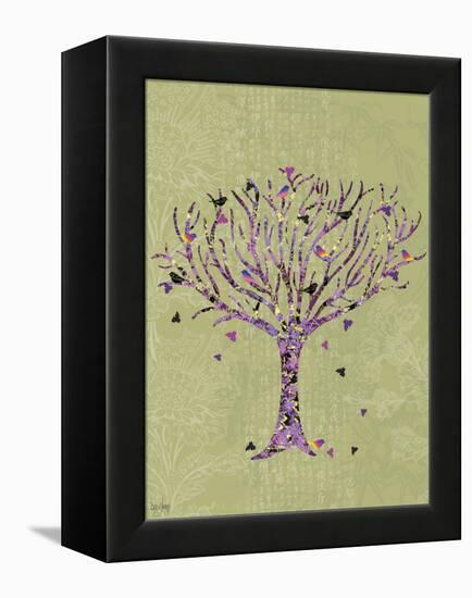 Birds in a Tree-Bee Sturgis-Framed Stretched Canvas