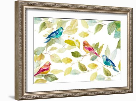 Birds in a Tree-Lanie Loreth-Framed Art Print