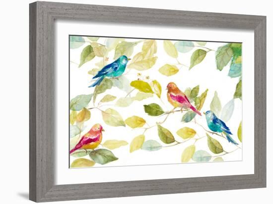 Birds in a Tree-Lanie Loreth-Framed Art Print