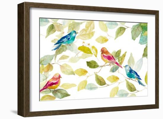 Birds in a Tree-Lanie Loreth-Framed Art Print