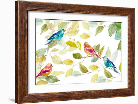 Birds in a Tree-Lanie Loreth-Framed Art Print