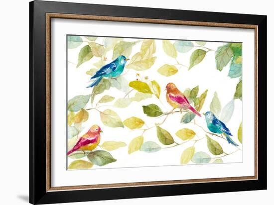 Birds in a Tree-Lanie Loreth-Framed Art Print