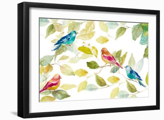 Birds in a Tree-Lanie Loreth-Framed Art Print