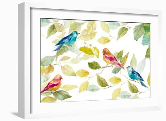 Birds in a Tree-Lanie Loreth-Framed Art Print