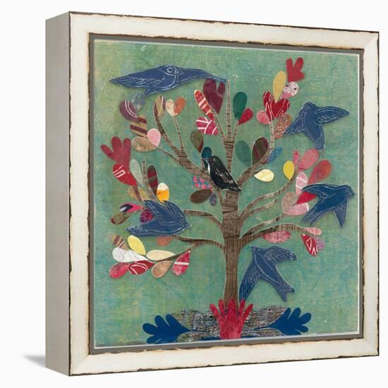 Birds in a Tree-Candra Boggs-Framed Stretched Canvas