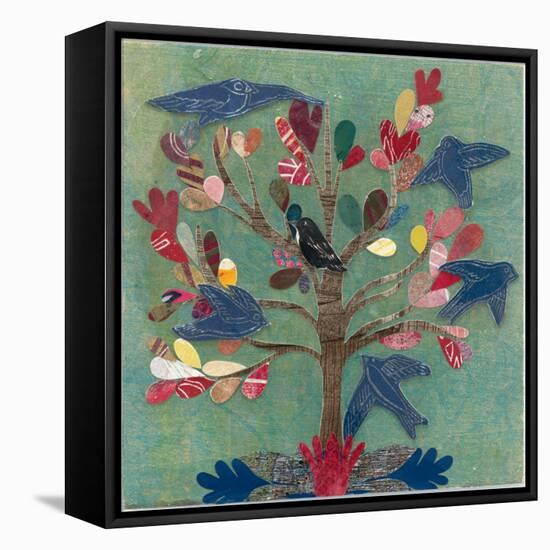 Birds in a Tree-Candra Boggs-Framed Stretched Canvas