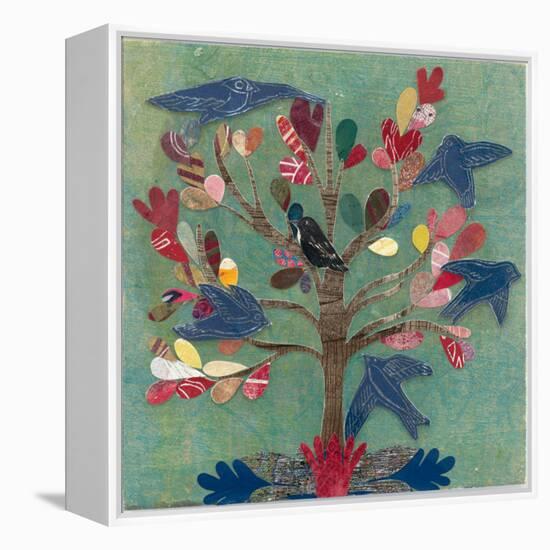 Birds in a Tree-Candra Boggs-Framed Stretched Canvas