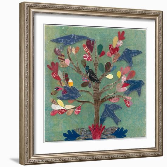 Birds in a Tree-Candra Boggs-Framed Art Print